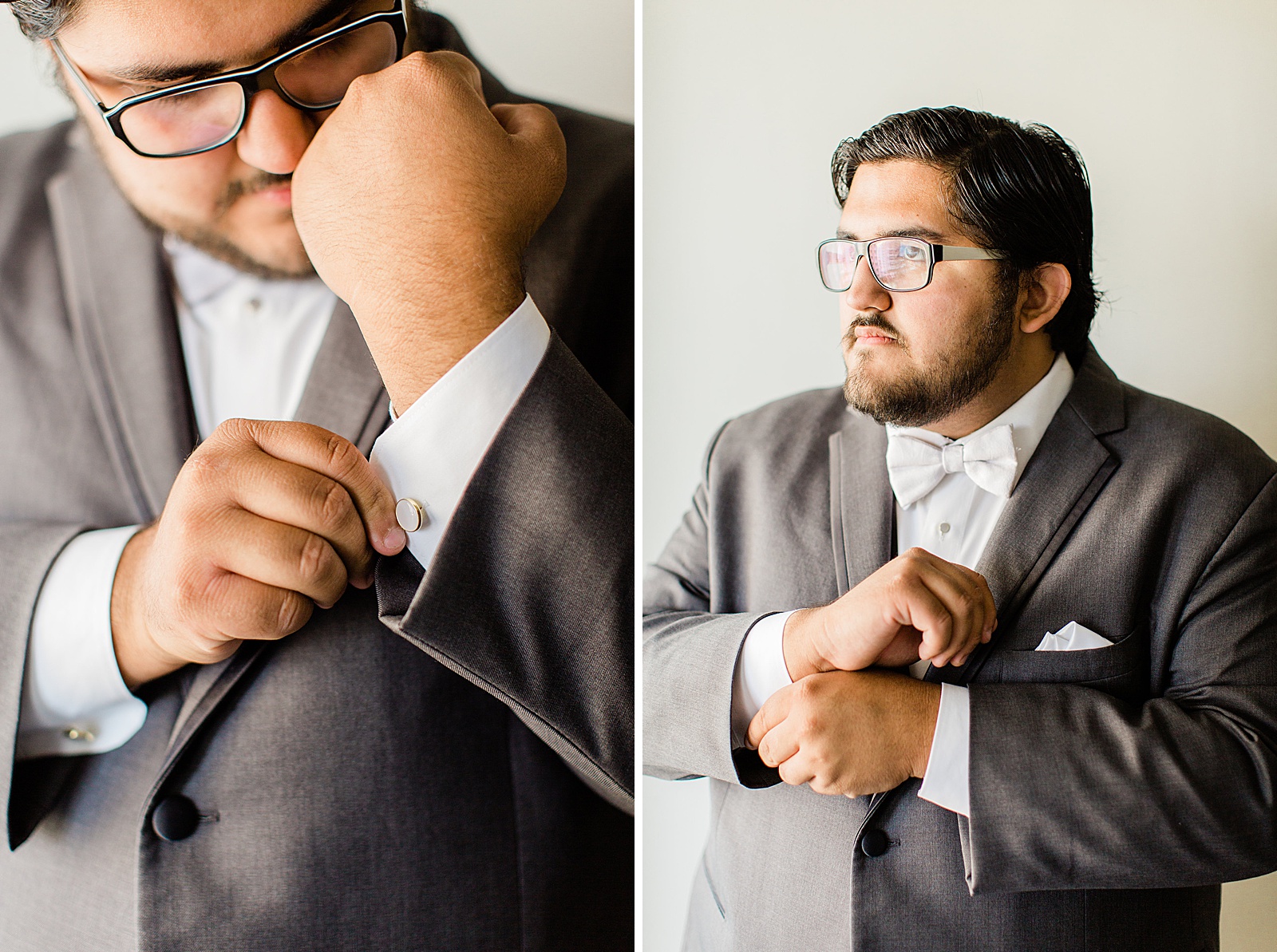 Groom getting ready at The Addison for wedding designed by NYC Wedding Planner, Poppy + Lynn